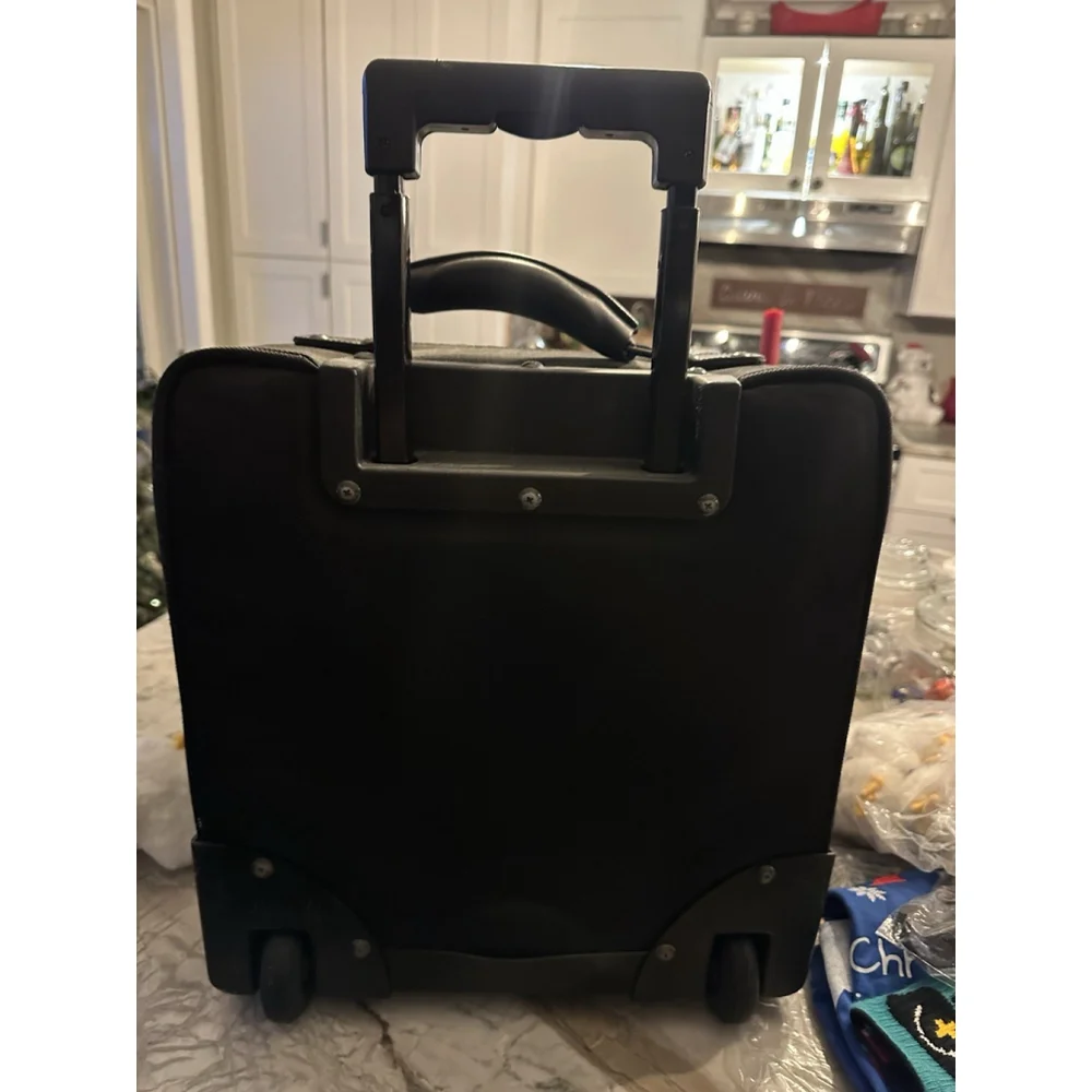 Quality Lg. Rolling Laptop Bag Aflac Logo Field Office Wheel Many Pockets+ Ducks
